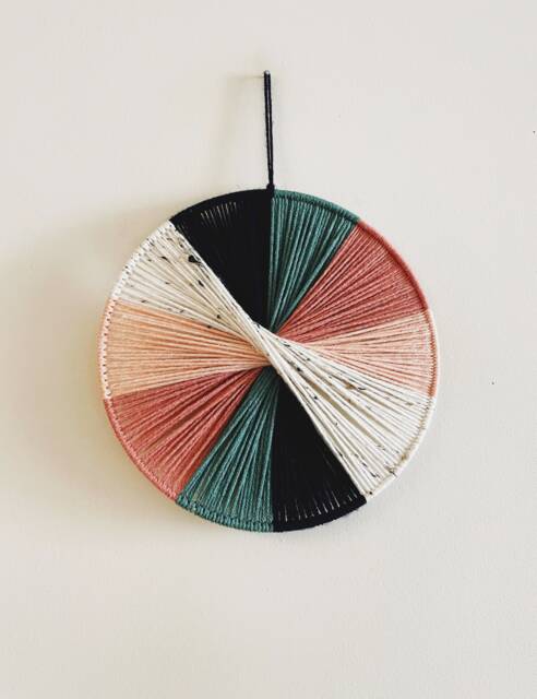 Yarn Wall Hanging - Modern Macrame Nursery Decor