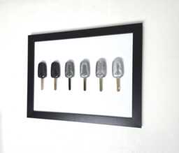 Black Ombre Popsicle Resin Wall Art 3D Lolly Pop Art - thumbnail 1