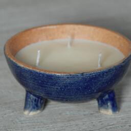 Molten Blue - 100% All Natural Premium Artistic Candles With Japanese Container Scented Therapeutic Grade Essential Oils - thumbnail 4