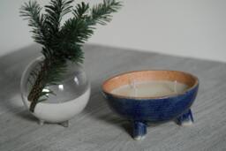 Molten Blue - 100% All Natural Premium Artistic Candles With Japanese Container Scented Therapeutic Grade Essential Oils - thumbnail 1