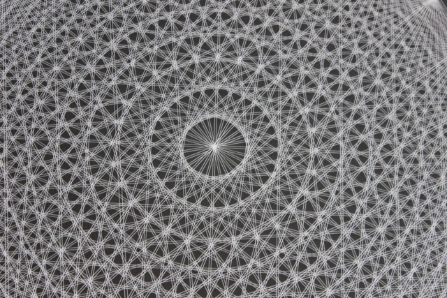 Universe Sacred Geaometry String Art Wall Decor Mandala Home Pictures Cosmos Illustration Hanging Spiritual Zen - image 1