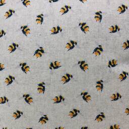 Bee Cushion, Cushion Cover, Small Bumble Bee, Neutral Yellow & Black Duck Feather, Gift For Her, Letterbox - thumbnail 2