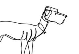 Handcrafted Basset Hound Wire Sculpture On Driftwood Base - thumbnail 1