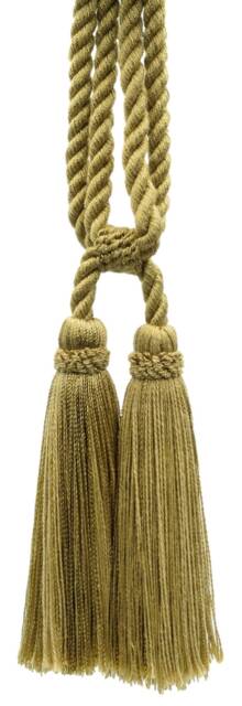"D??copro Double Tassel Curtain & Drapery Tieback, Length 5 1/2"" - 14cm, Spread 27" - image 1