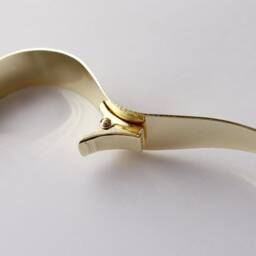Shiny Gold S-Shaped Curved Curtain Cobra Hooks, Shower Decorative Metal Large Hooks Boho Minimalist Decor ??35mm - thumbnail 3
