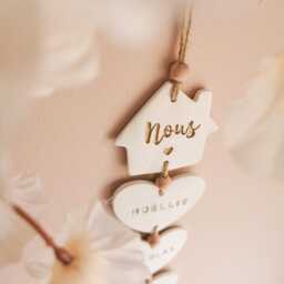 Family Gift - Clay Wall Hanging Decoration Original Personalized Grandmothers' Day Happy Mother's - thumbnail 3