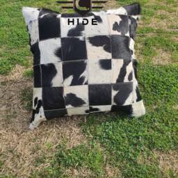 Pillow Cover 2 Cushion Pair Of Pillowcase Cover, Cowhide Cushion Case Cover , 16'' X Pillowcase With Zipper - thumbnail 4