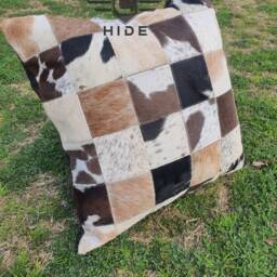 Pillow Cover 2 Cushion Pair Of Pillowcase Cover, Cowhide Cushion Case Cover , 16'' X Pillowcase With Zipper - thumbnail 3