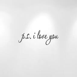 "Ps I Love You Wall Decal Quote 1166 - 28"" Wide X 10.2" - thumbnail 2