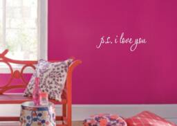 "Ps I Love You Wall Decal Quote 1166 - 28"" Wide X 10.2" - thumbnail 1