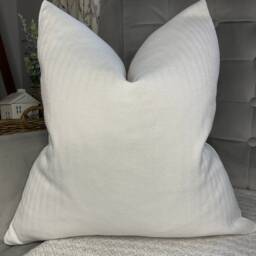 Herringbone Design - Countryside Home Decor/Decorative Cushion Cover, Throw Pillow Ivory & Soft Blanket Fabric , Worldwide Shipping - thumbnail 4