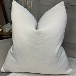 Herringbone Design - Countryside Home Decor/Decorative Cushion Cover, Throw Pillow Ivory & Soft Blanket Fabric , Worldwide Shipping - thumbnail 2