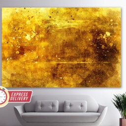 Abstract Gold Canvas Print, Paintings, Wall Art, Golden Decor, Old Gold, Gift - thumbnail 3