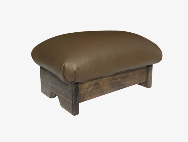 Padded Foot Stool Chocolate Ganache 7 - image 1