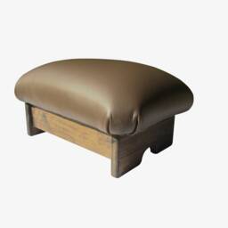 Padded Foot Stool Chocolate Ganache 7 - thumbnail 3