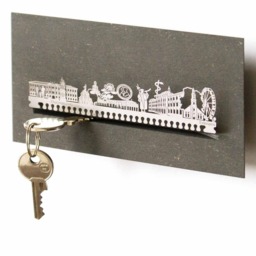 Erlangen Souvenir Gift Tube - Stylish Skyline Silhouette Design For Ideal City Memento Perfect Idea/Souvenir - thumbnail 1