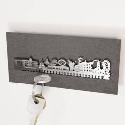 Erlangen Souvenir Gift Tube - Stylish Skyline Silhouette Design For Ideal City Memento Perfect Idea/Souvenir - thumbnail 2