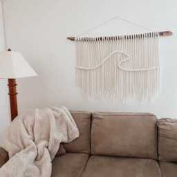 Macrame Wave Wall Hanging - thumbnail 2
