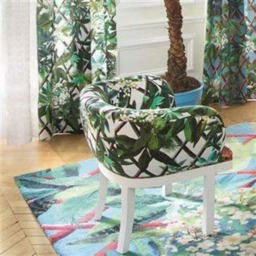 Decorative Pillow Cover in Canope Malachit Lacroix For Designers Guild. Double Sided - thumbnail 2