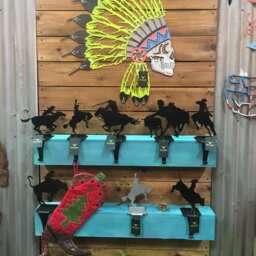 Steer Wrestler Stocking Hanger - Cowboy Christmas Gift Rodeo Decor Personalized - thumbnail 4