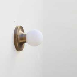 Flush Mount Ceiling Light Fixture - Mid Century Modern Globe Lighting Fixtures Brass Fixtures-Ppq4 No.0022 - thumbnail 3