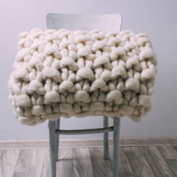 Chunky Knit Blanket, Christmas Knitted Knitted Throw, Throw Blanket Wool Merino Knits, Chunky Knits - thumbnail 2