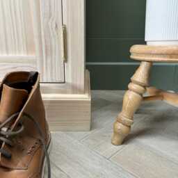 Hall Shaker 2 Door Shoe Storage, Larder Or Linen Storage Cupboard. Ready To Paint - thumbnail 4