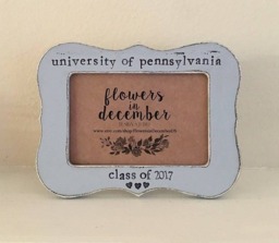 Personalized Graduation Picture Frame Hand-Painted Vintage Style - thumbnail 1
