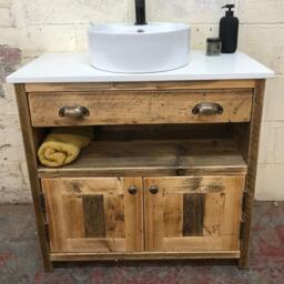 Warwick - Handmade Reclaimed Timber Bathroom Furniture - thumbnail 1
