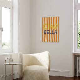 Poster Ciao Bella Art Print/Quote Italy Summer Typographic Poster Modern - thumbnail 3