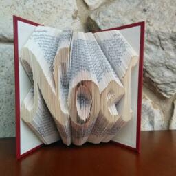 Noel - Folded Book Art Fully Customizable, Christmas Holiday - thumbnail 2