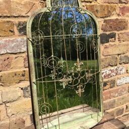 Mirror With Shelf Hanging Garden Ornaments Patio D??cor Gardening Gardener Present Gift - thumbnail 3