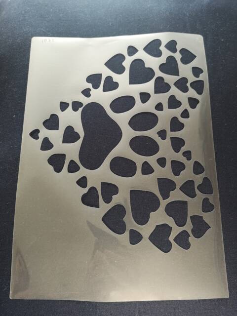 Paw in Heart Stencil, Flexible, Reusable, Wall Decor, Home Decor, Furniture Painting, Card Making, Craft Stencil From Bitofeverythingbyb