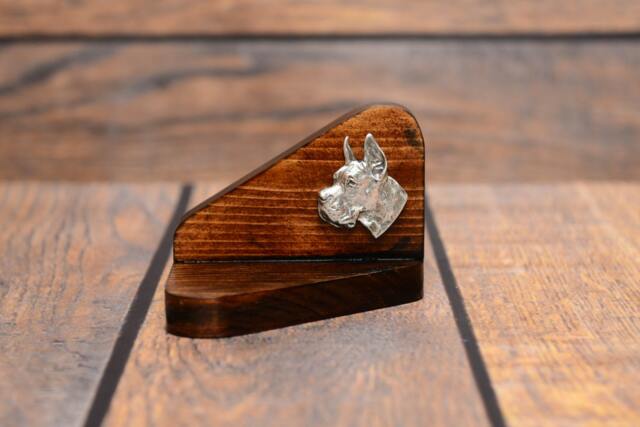 Great Dane - Wooden Candlestick With Dog, Souvenir, Decoration, Limited Edition, Collection - image 1