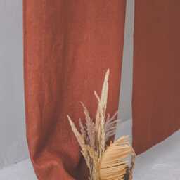 Heavy Linen Noren Curtain - Traditional Japanese Doorway Divider Durable Natural For Home Elegant Wall Hanging - thumbnail 3