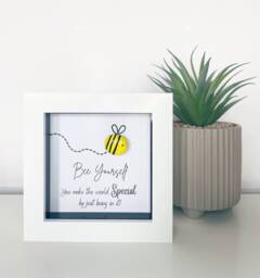 Best Friend Gift, Thinking Of You, Sister Gifts, Positive Affirmation Friendship Pebble Art Unusual Gifts For Women, Galentines Gift - thumbnail 1