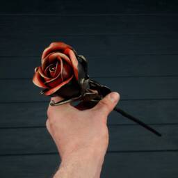 6Th Anniversary Gift, Iron Anniversary, Mother Gift From Daughter, Forged Sculpture, 11Th - thumbnail 3