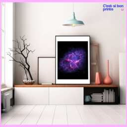 Space - Astronomy Crab Nebula 2 Star Galaxy Printable Print Decor Photo Wall Art Digital Download - thumbnail 3