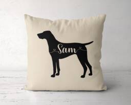 Custom German Shorthaired Pointer Pillow, Pillow Cover For Owner Lover Gift, Dog Mom - thumbnail 1