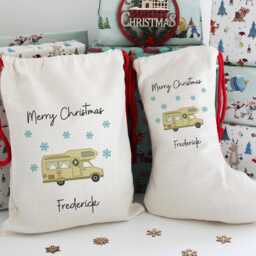Personalised Motorhome Christmas Sack Or Stocking - Rv Campervan Gift - thumbnail 2