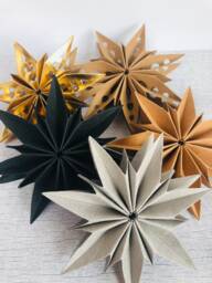 Snappap, Christmas Star, Vegan, Paper Folded Gift, Decoration - thumbnail 1