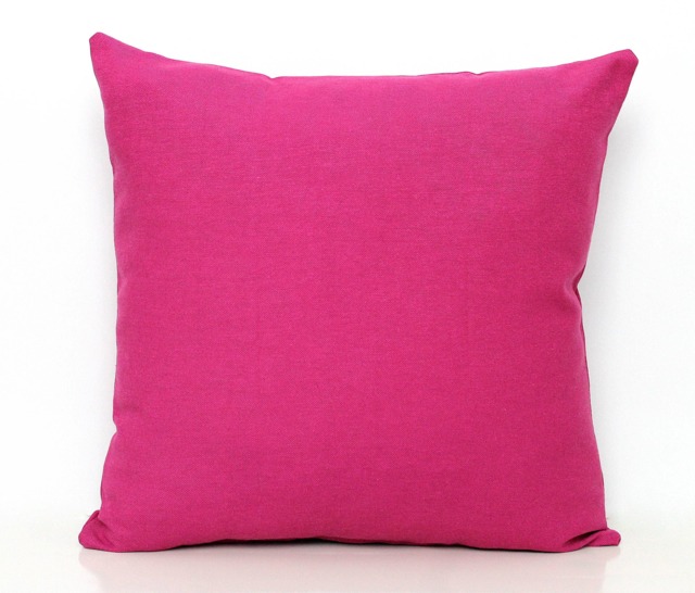 Fuchsia Pink Pillow Cover, Cotton Throw Decor - All Sizes, Home Gifts For You - image 1
