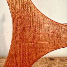 Guitar-Body Mahogany Vase - Mid-Century - thumbnail 4