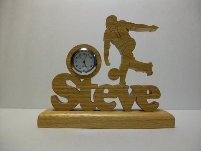 Personalized Bowlers Desk Clock, Custom Name - image 1
