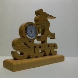 Personalized Bowlers Desk Clock, Custom Name - thumbnail 2
