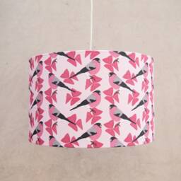 Bullfinch Print Lampshade - Handmade Contemporary Home Lighting
