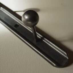 Industrial Steel Coat Rack - Wall-Mounted Hook Rail Minimalist Loft Hallway - thumbnail 3
