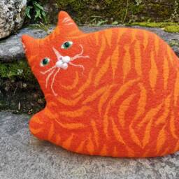 Orange Cat Pillow - thumbnail 2