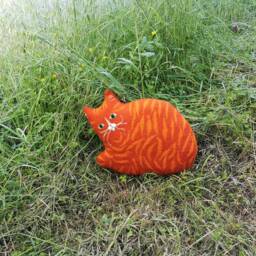 Orange Cat Pillow - thumbnail 3