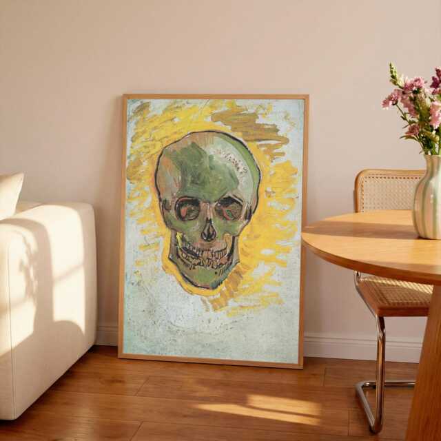 Van Gogh Skull Art Print Gallery Quality Fine Paper - image 1